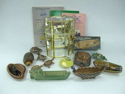 Lot 1170 - Wade Pottery Man in a Boat (boxed), hedgehog,...