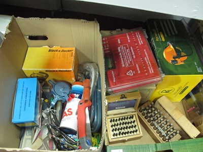 Lot 1033 - Number and Letter Stamping Sets, chainsaw...