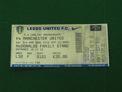 Lot 148 - Ticket - 2000-01 Manchester United away at...