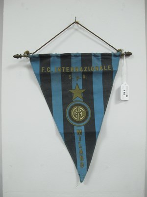 Lot 115 - Inter Milan, Pennant from 1965, presented to...