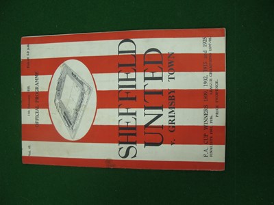 Lot 441 - 1938-9 Sheffield United v Grimsby Town...