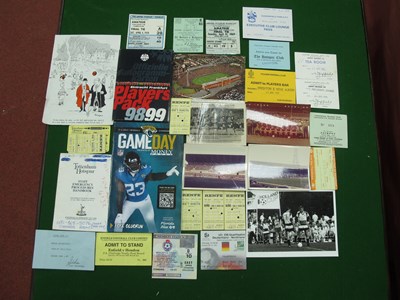 Lot 183 - Tickets - 1956 Olympics G.B v. Bulgaria,...