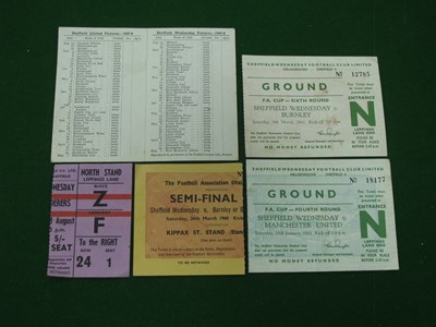 Lot 143 - FA Cup Tickets 1959-60 Semi at Maine Road,...