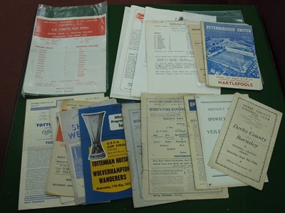 Lot 479 - QPR Programmes 1943-4 v. Portsmouth, 44-5 v....