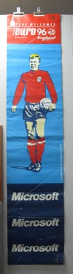 Lot 21 - Euro 96 Lampost Advertising Banner for Leeds,...