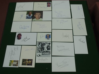 Lot 178 - Leeds United Autographs on White Cards,...