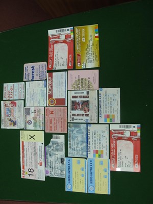 Lot 155 - Tickets - Leeds United seven home & away in...