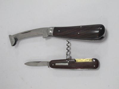 Lot 1241 - Lockwood Brothers Barrel/Wood Scribe Knife,...