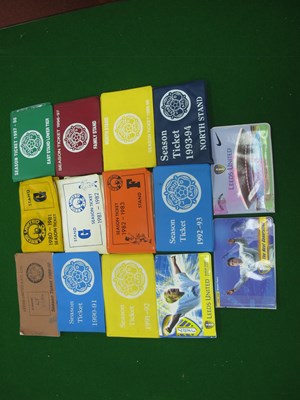 Lot 137 - Leeds United Season Ticket Books, 1980-1, 81-2...