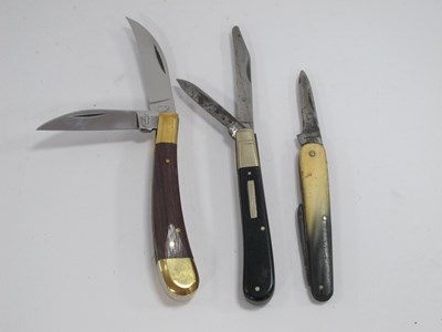 Lot 1240 - T.W. Ablett Sheffield Two Blade Knife, double...