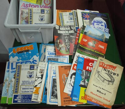 Lot 85 - Big Match Programmes - Finals, Semis, European,...