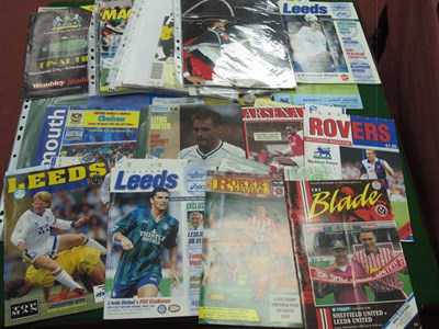 Lot 193 - Twenty Programmes, including match tickets -...