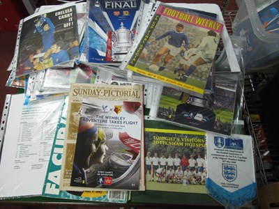 Lot 103 - F.A. Cup Final Programmes 2011-2015, Semis,...