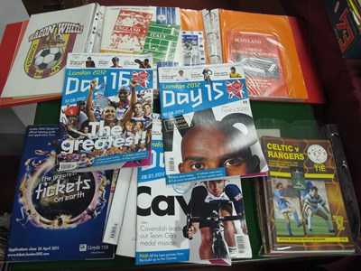 Lot 86 - Scottish 'B' Football International Programmes,...