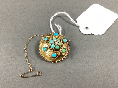 Lot 99 - A Highly Decorative Victorian Turquoise Set...