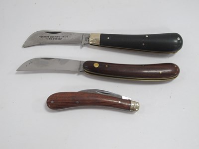 Lot 1243 - Rodgers Docking Knife, single bolster, brass...
