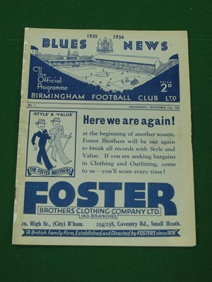 Lot 168 - 1935-6 Birmingham City v. Leeds United...