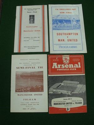 Lot 450 - Manchester United F.A. Cup Semi Final...