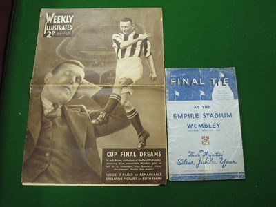 Lot 266 - 1935 F.A. Cup Final Programme Sheffield...