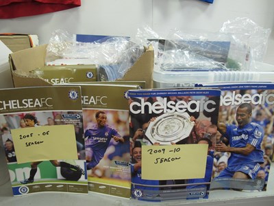 Lot 23 - Championship Winning Teams Programmes, Chelsea...