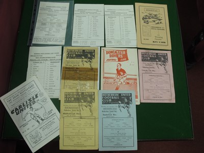 Lot 411 - Rotherham United Reserves Programmes, 1954-5 v....