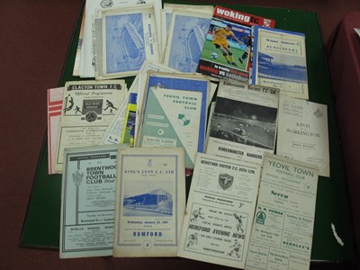 Lot 434 - Non-League Programmes, 1950 and later,...