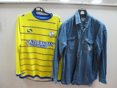 Lot 16A - Sheffield Wednesday Sondica Yellow Away Shirt,...
