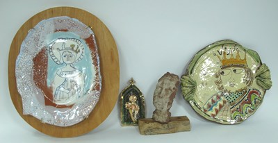 Lot 1139 - Handcrafted studio ceramic artworks, including...