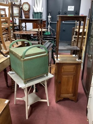 Lot 1459 - Early Xx Century Satin Walnut Bedside Cabinet,...