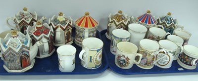 Lot 1137 - Sadler Novelty Teapots (x 8), Royalty ceramics,...