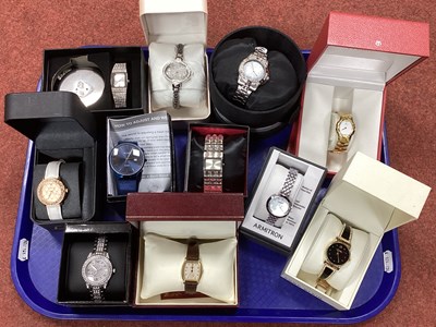 Lot 219 - A Collection of Ladies and Gents Wristwatches,...