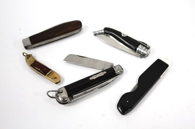 Lot 1357 - A Single Blade Scout Knife, marlin spike,...