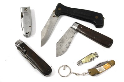 Lot 1370 - Keen Cutter USA Single Blade And Awl, 10cm...