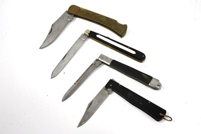 Lot 1364 - Collection Of Four Lock Knives, approximately...