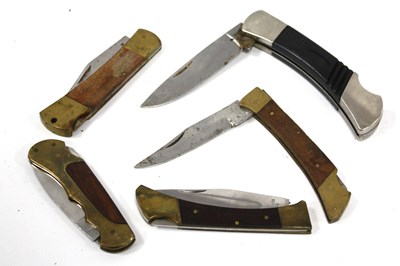 Lot 1365 - Sabre 850 Lock Knife, 11.5cm closed, together...