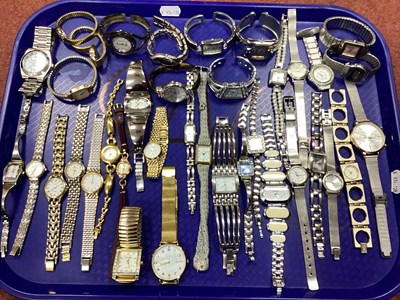 Lot 213 - A Collection of Assorted Ladies Wristwatches,...