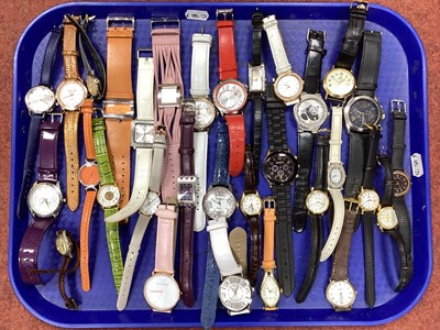 Lot 227 - A Selection of Modern Ladies Wristwatches,...