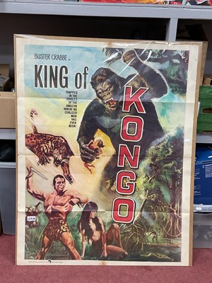 Lot 1097A - Poster 'Kongo', printed at M.P Karache, 100 x...