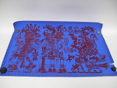 Lot 1354 - Mendip Art Group Felt Embossed Psychedelic...
