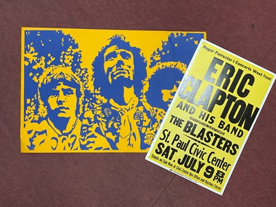 Lot 1376 - Cream Psychedelic Poster 50.5 x 76cm, together...