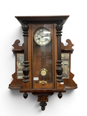 Lot 1257 - Vienna Regulator Wall Clock, features Roman...