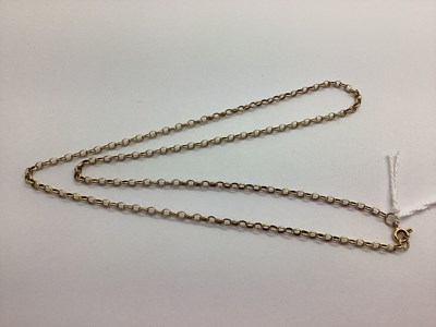 Lot 68 - A 9ct Gold Belcher Link Chain, to bolt ring...