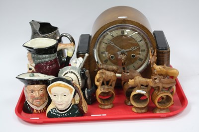 Lot 1327 - Collectables, including vintage mantel clock...