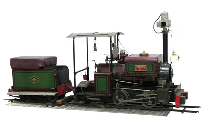 Lot 357 - A 7 1/4 Inch Live Steam Narrow Gauge Kerr...