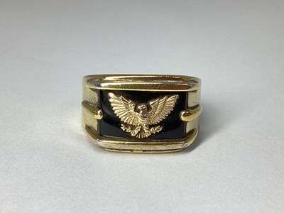 Lot 62 - Franklin Mint; A Modern 'Wings of Gold' Gilt...