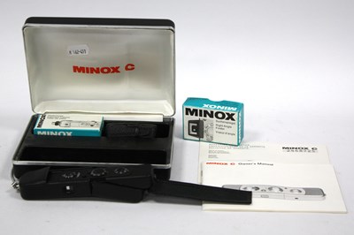 Lot 1009 - Minox C Sub Miniture Camera, chrome, in...