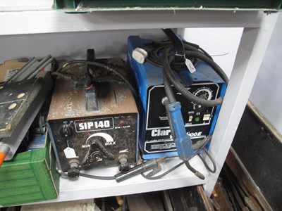 Lot 1251 - Clarke Weld 100E single-phase welder, together...