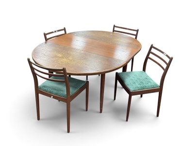 Lot 1571 - G Plan Circular Topped Teak Dining Table,...