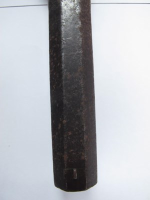 Lot 790 - 19th Century Flintlock pistol with octagonal...
