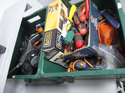 Lot 1241 - Tools and workshop equipment, comprising an...